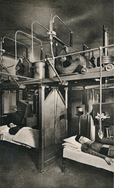 Female patients receiving Radium Therapy, early 20th century