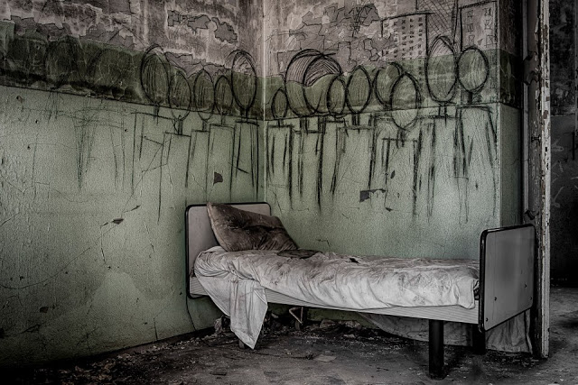 Abandoned asylum, Limbiate, Italy