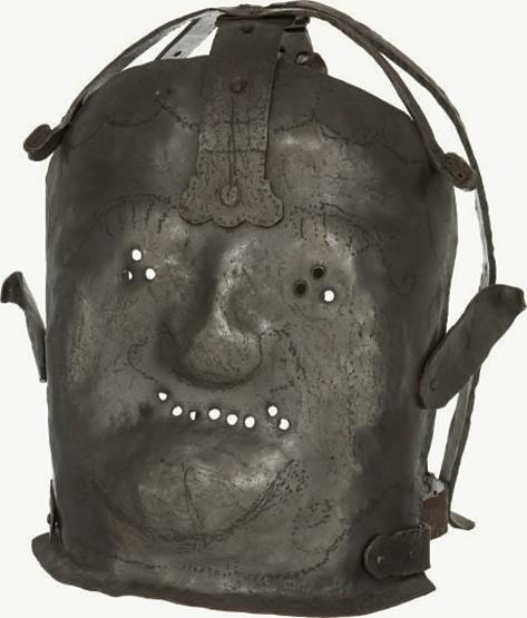 17th-Century Insanity Mask.
