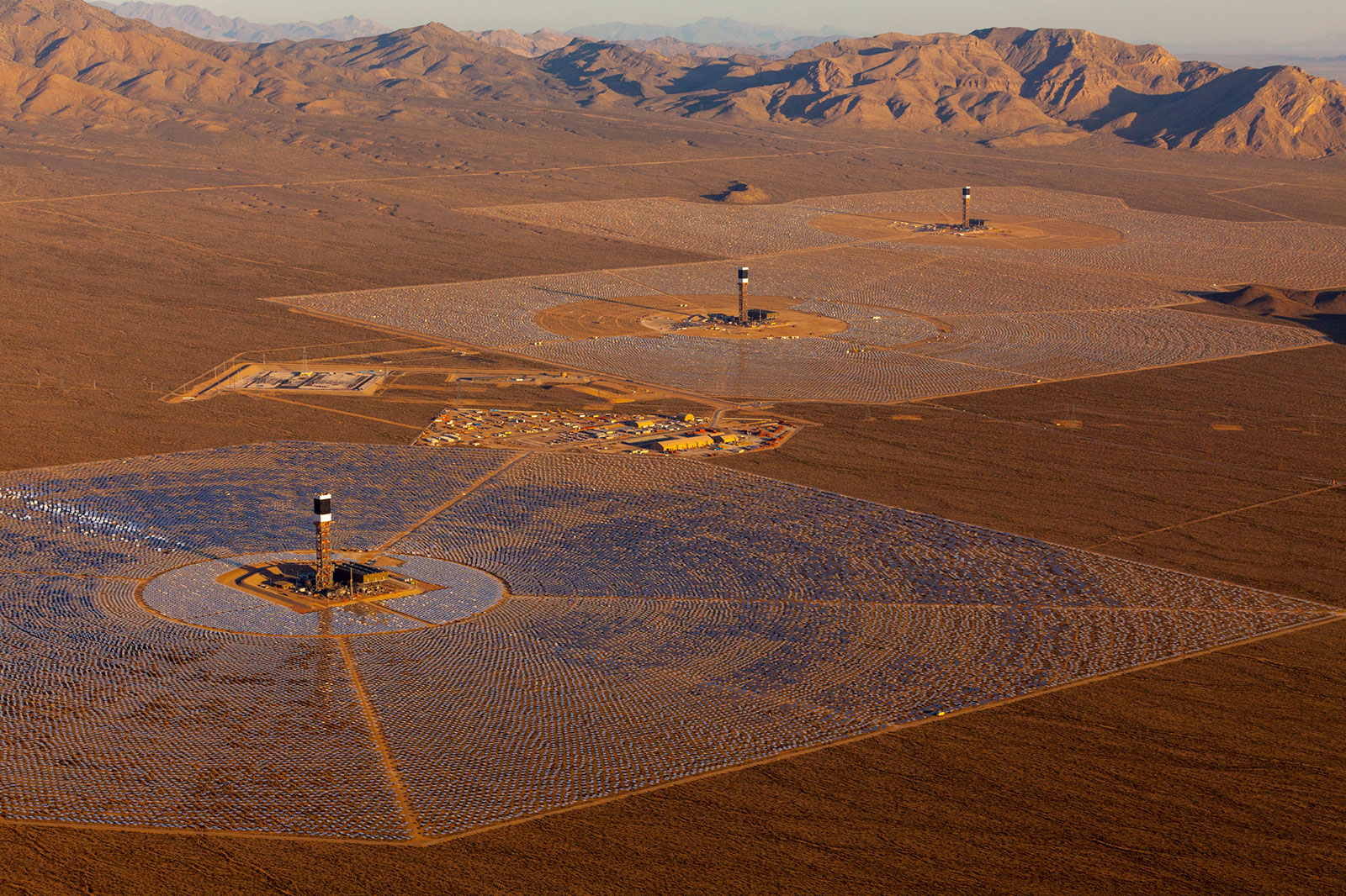 World's largest solar plant, located near the California and Nevada border