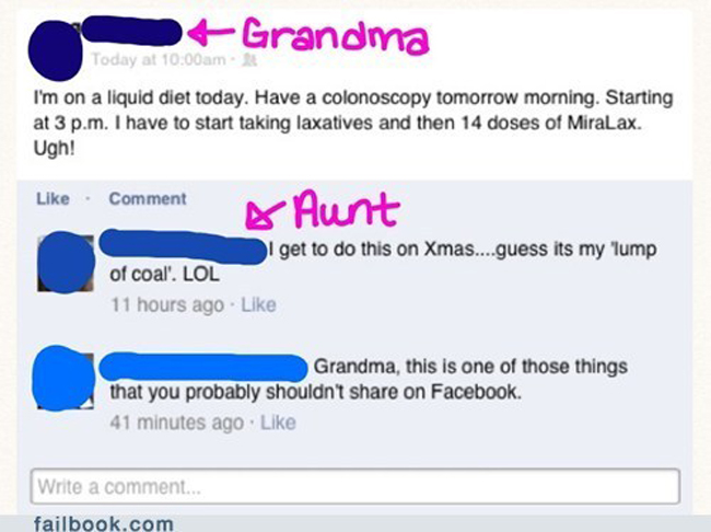Old People And Facebook