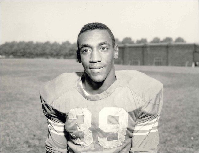 Bill Cosby when he played fullback in college for the Temple Owls