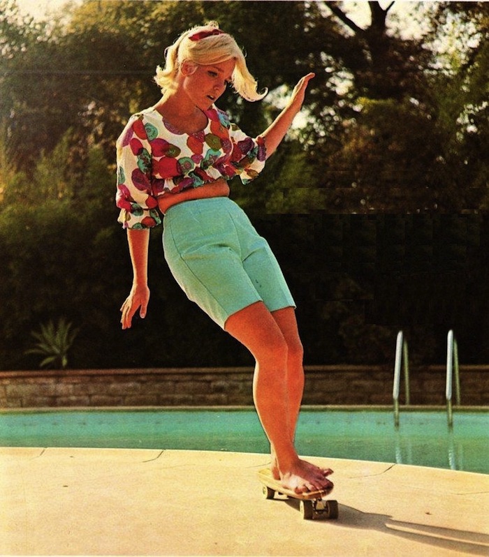 Patti McGee, first female professional skateboarder