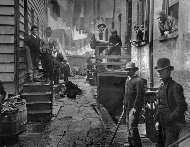Gangs of New York- Bandit's Roost section of Lower Manhattan in the 1890s