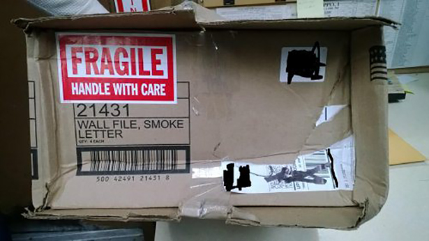 vehicle - | Fragile Handle With Care 21431 Wall File, Smoke Letter 500 42491 21431 8