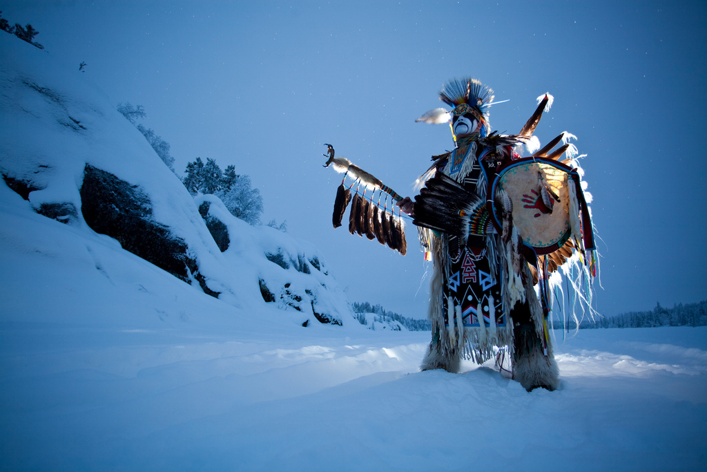 Snow Warrior: Aboriginal warrior, dancer, and former US Marine sniper Danny Boy Stephens