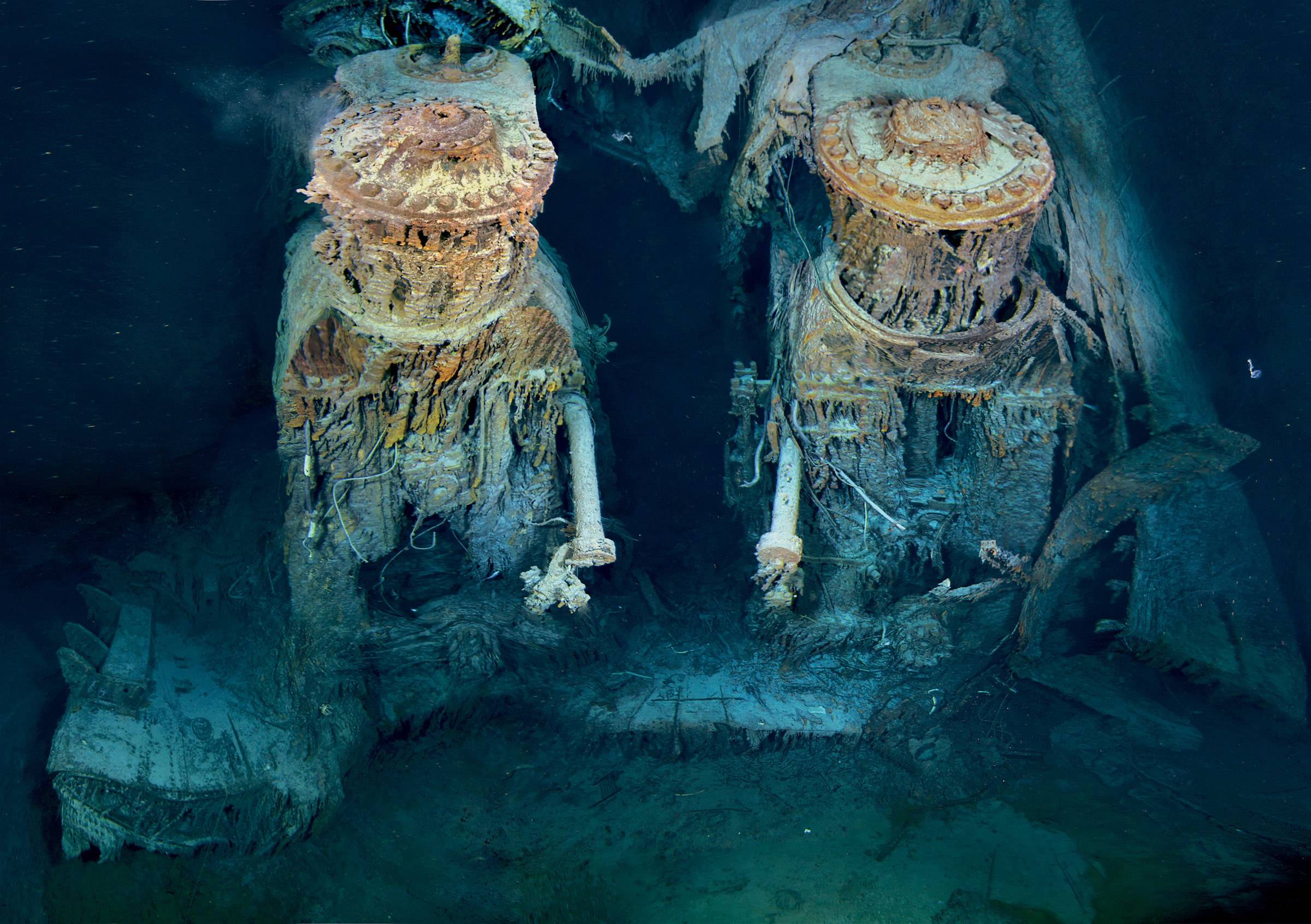 These are the engines from the RMS Titanic
