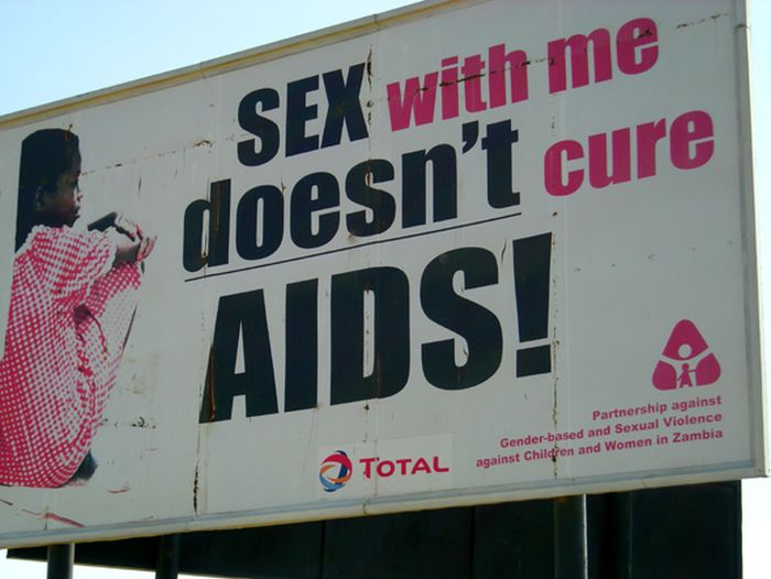 A billboard in Zambia
