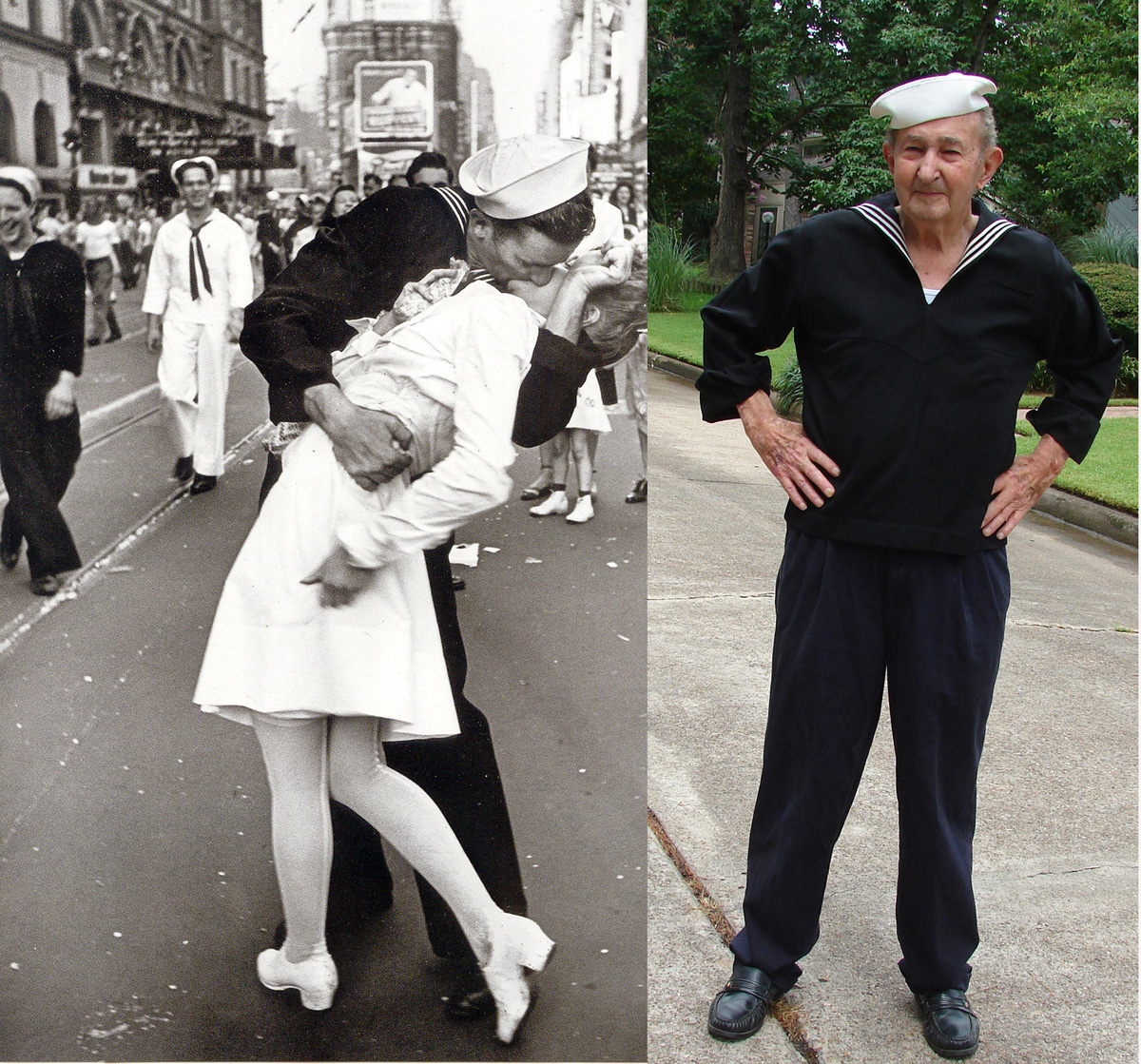The Real "kissing Sailor" Glen McDuffie, from the famous World War II photo, dies aged 86
