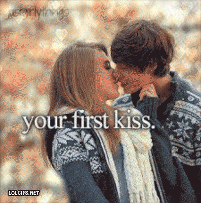 teen first kiss gif - your first kiss. Lol Gifs.Net