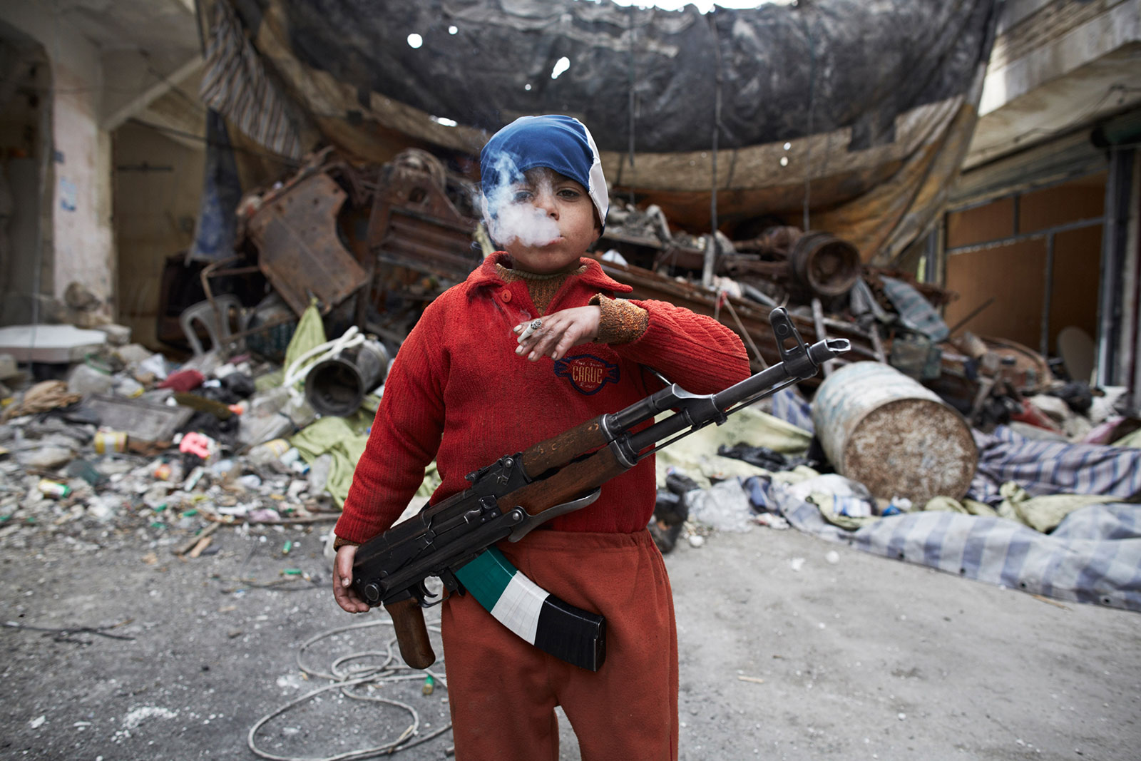 7 Year Old Syrian Rebel