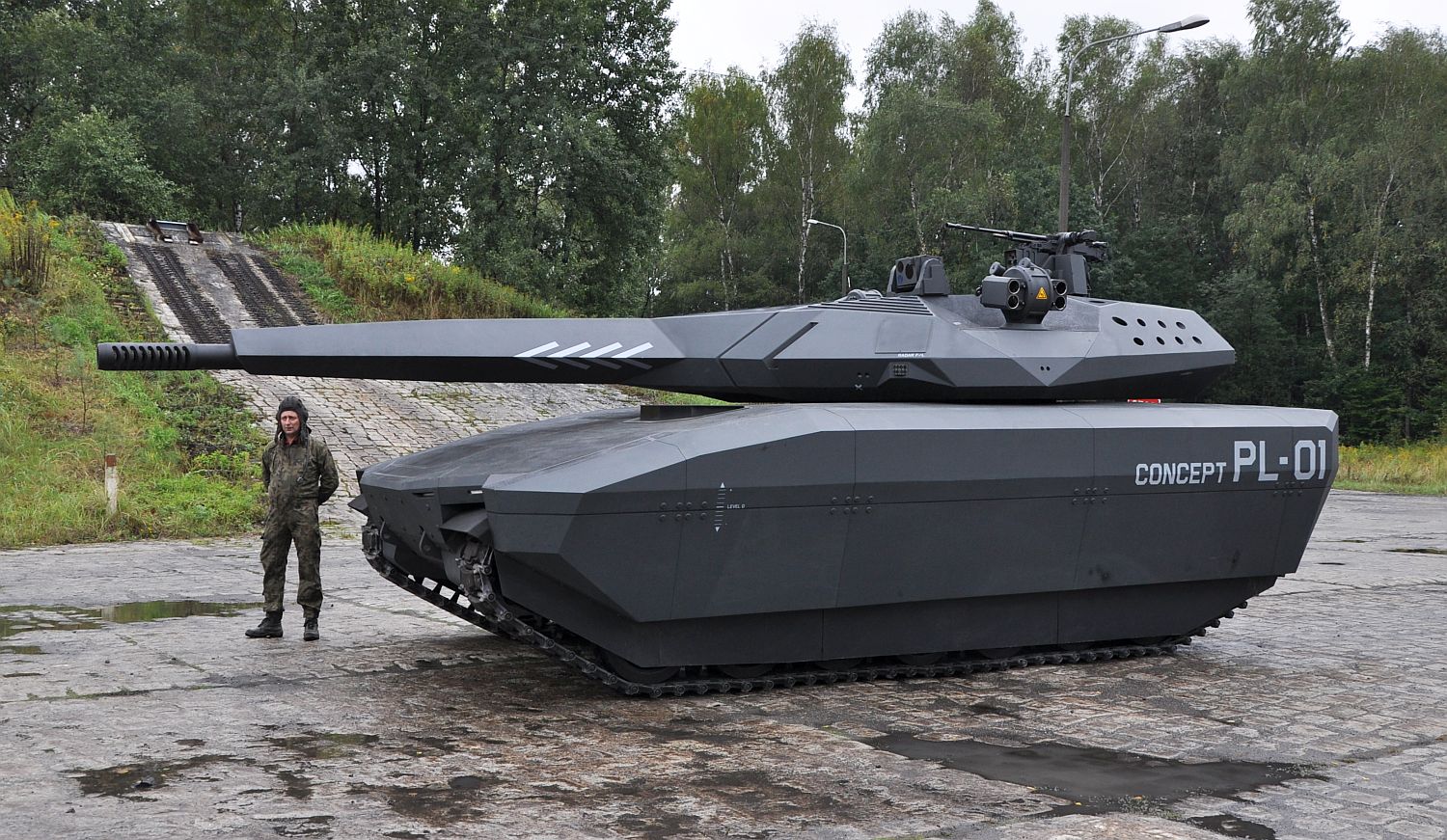 This is a Polish tank concept called PL-01