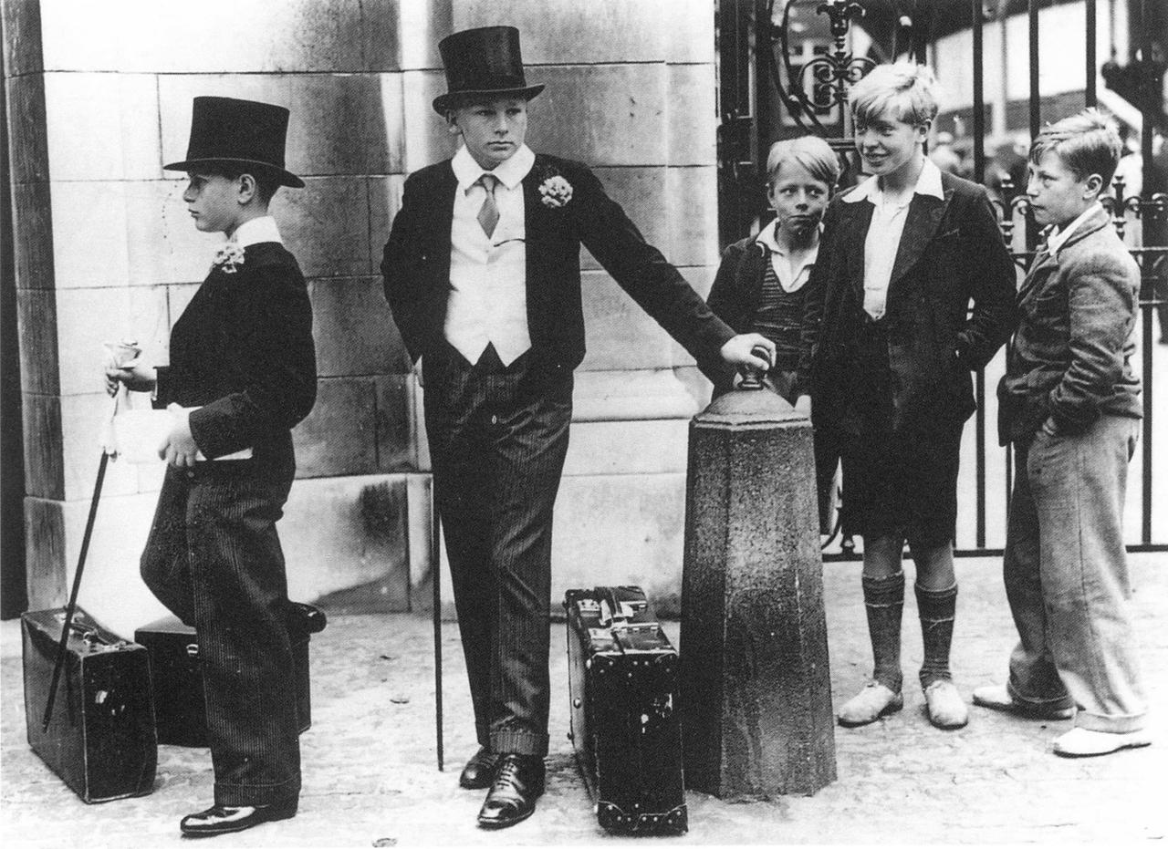 "Toffs and Toughs"  The famous photo by Jimmy Sime that illustrates the class divide in pre-war Britain, 1937