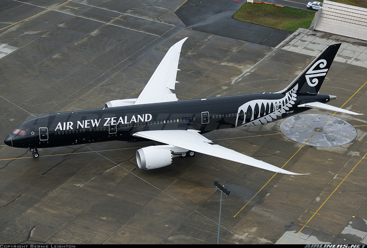 This all-black Air New Zealand Boeing 787 is the sexiest looking airplane I've ever seen.