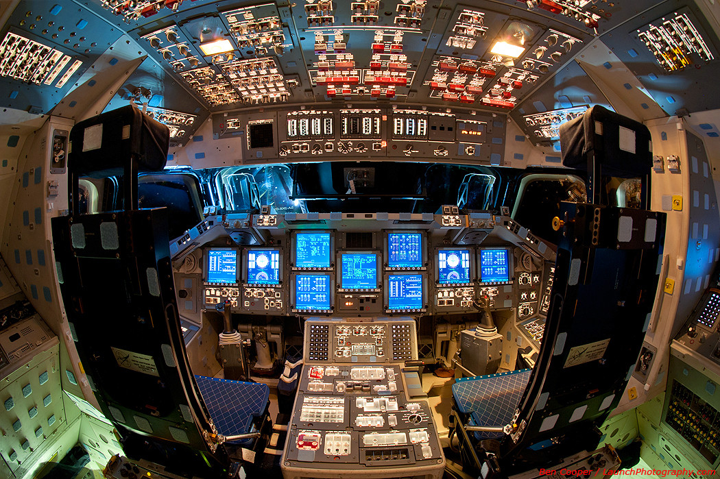 Inside the Endeavour Spaceship