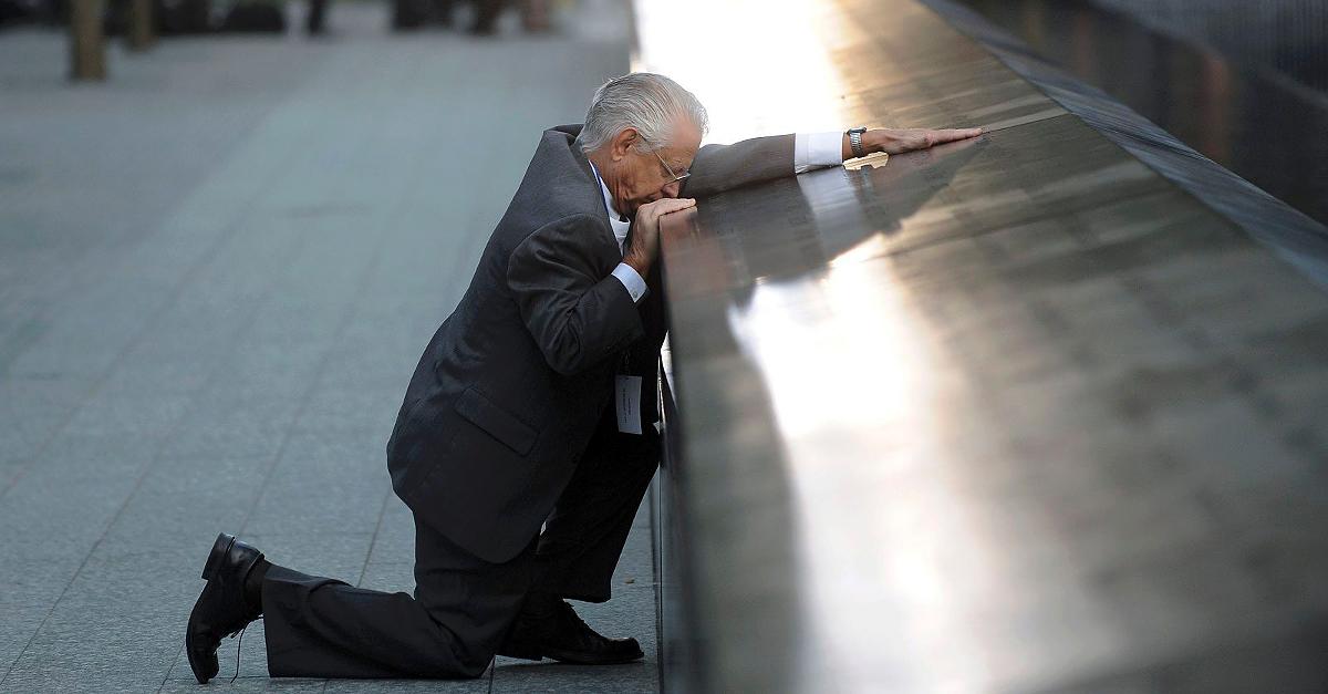 Robert Peraza, who lost his son, mourns 10 years after the 911 terror attacks. 2011