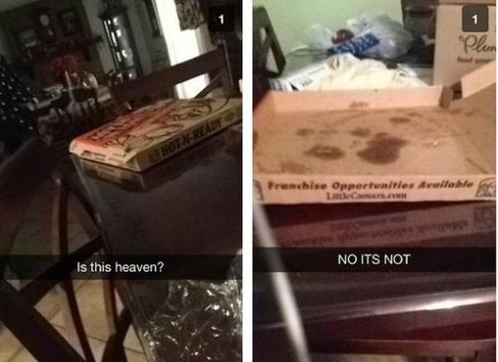 pizza snapchat captions - Franchise Opportunities Available meca .com No Its Not Is this heaven?