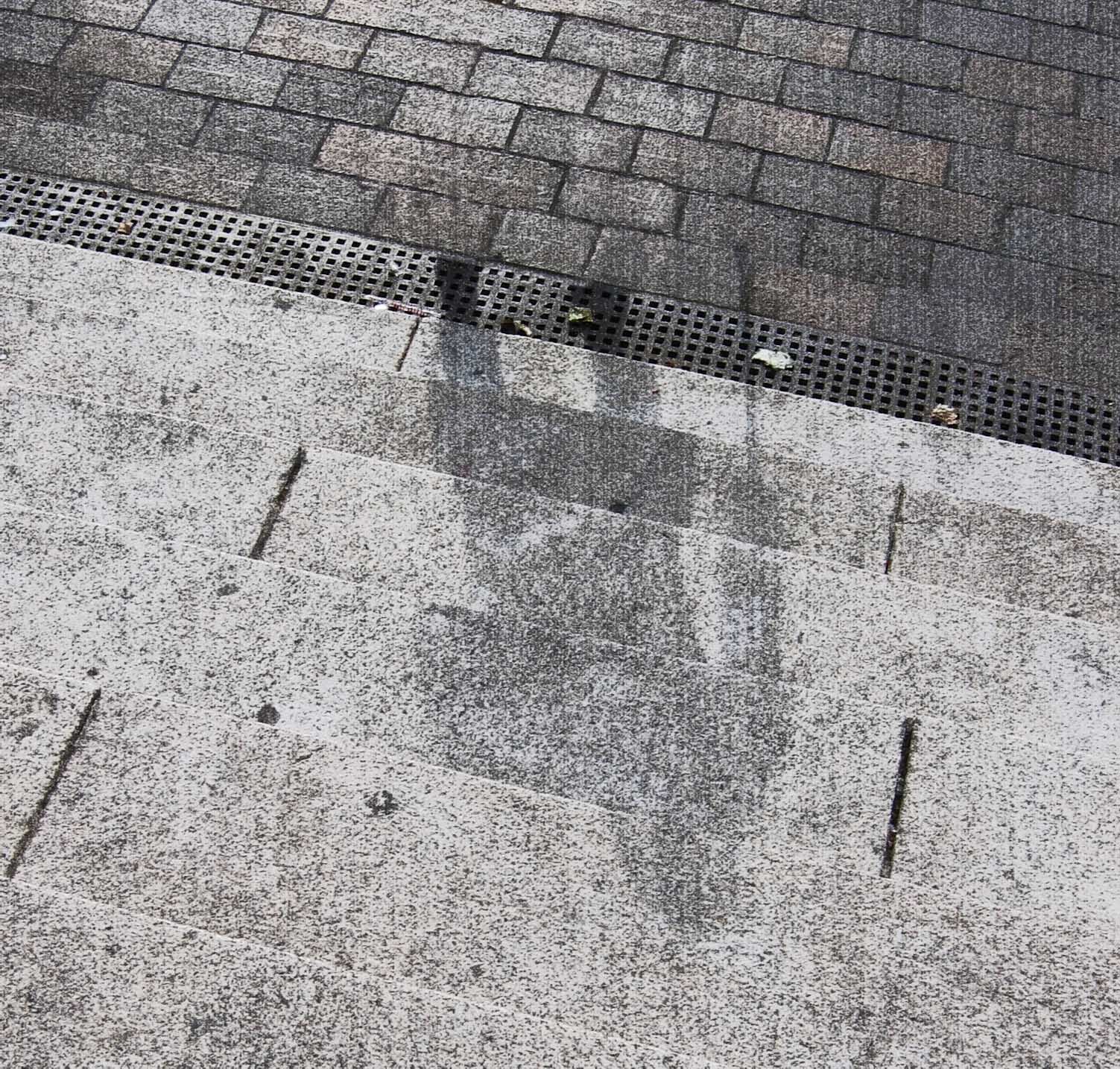 After Hiroshima, there were shadow outlines of people who had been alive, but had died and disintegrated instantly in the blast.