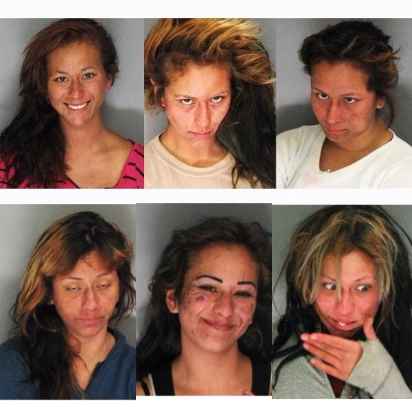 Woman arrested multiple times.just say NO to METH people!