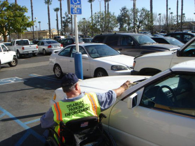 family car - Disabled Parking Enforcement