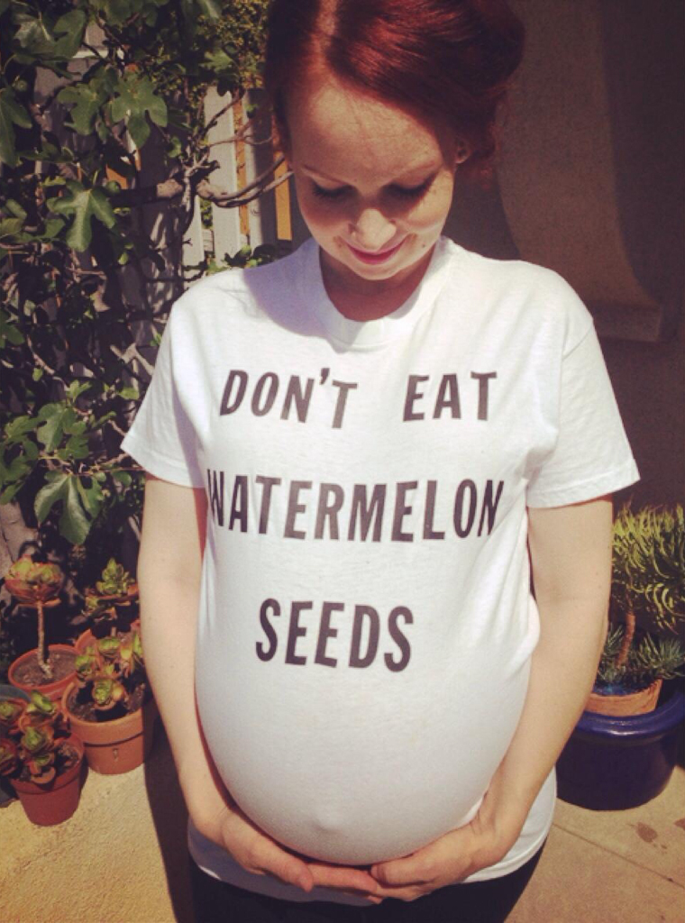 pregnant with a watermelon - Don'T Eat Natermelon Seeds