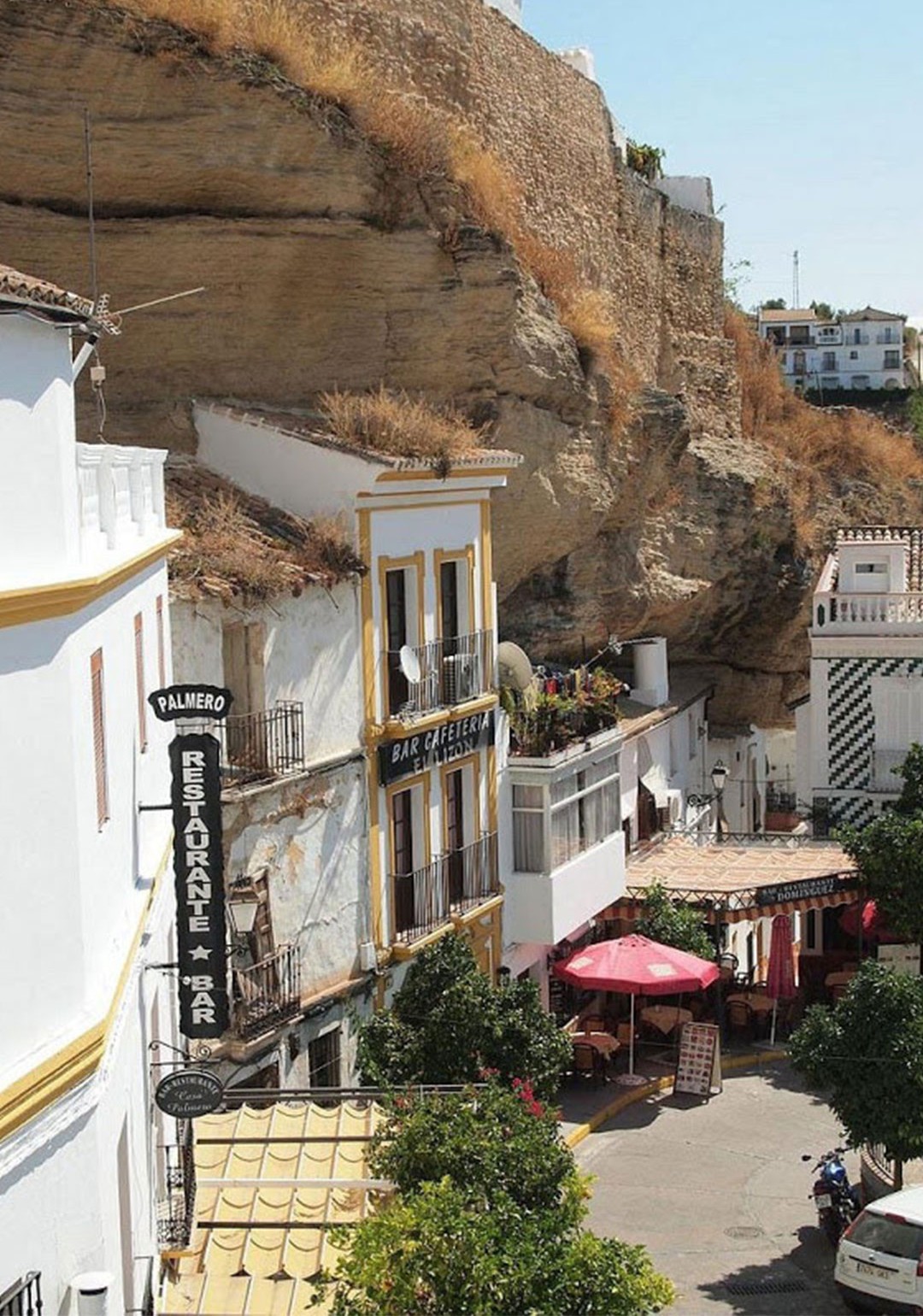 The town under the rocks, Setenil, Spain.