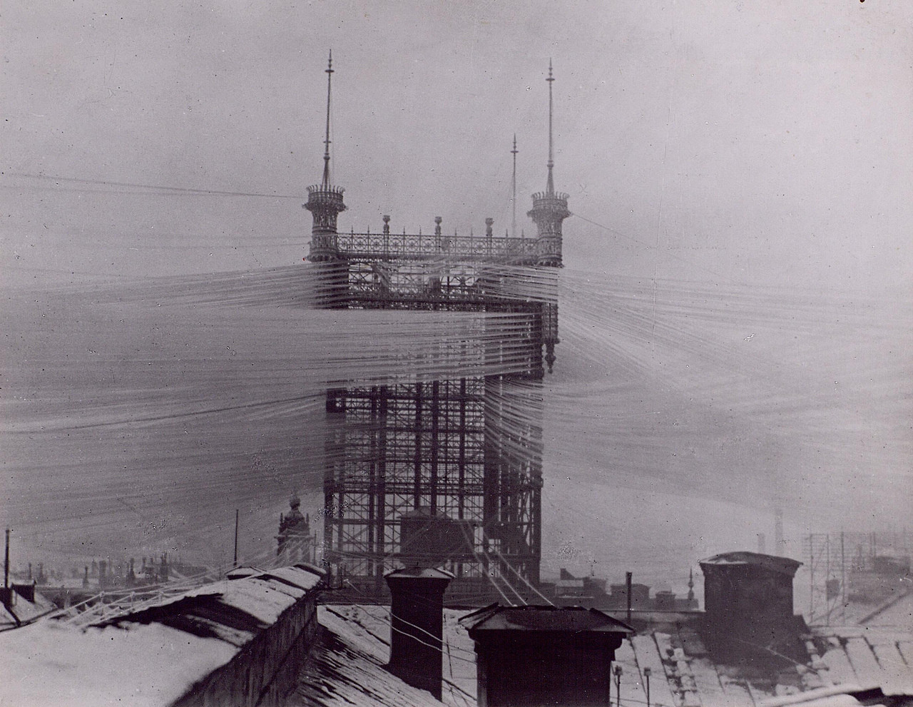 The "Telephone Tower" in Stockholm, ca. 1890's