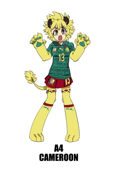 Anime FIFA Mascots