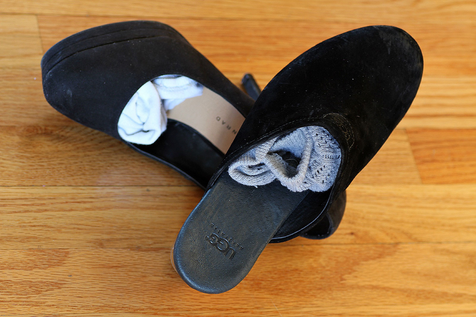 Put socks and underwear inside your shoes when you pack to save space.