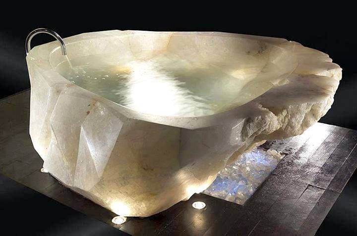 single piece quartz bathtub