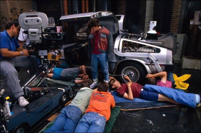 Filming Marty's Auto-Lace Sneakers for Back To The Future Part II