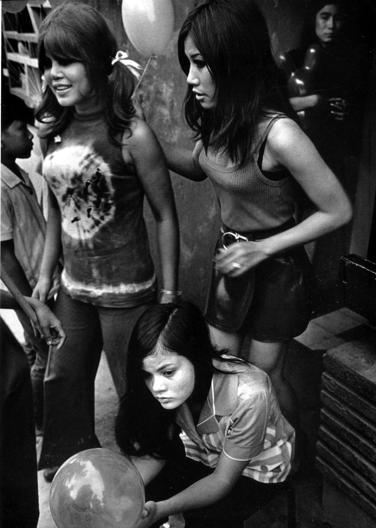 Prostitutes in Can Tho, Vietnam, 1970 by Philip Jones Griffith.
