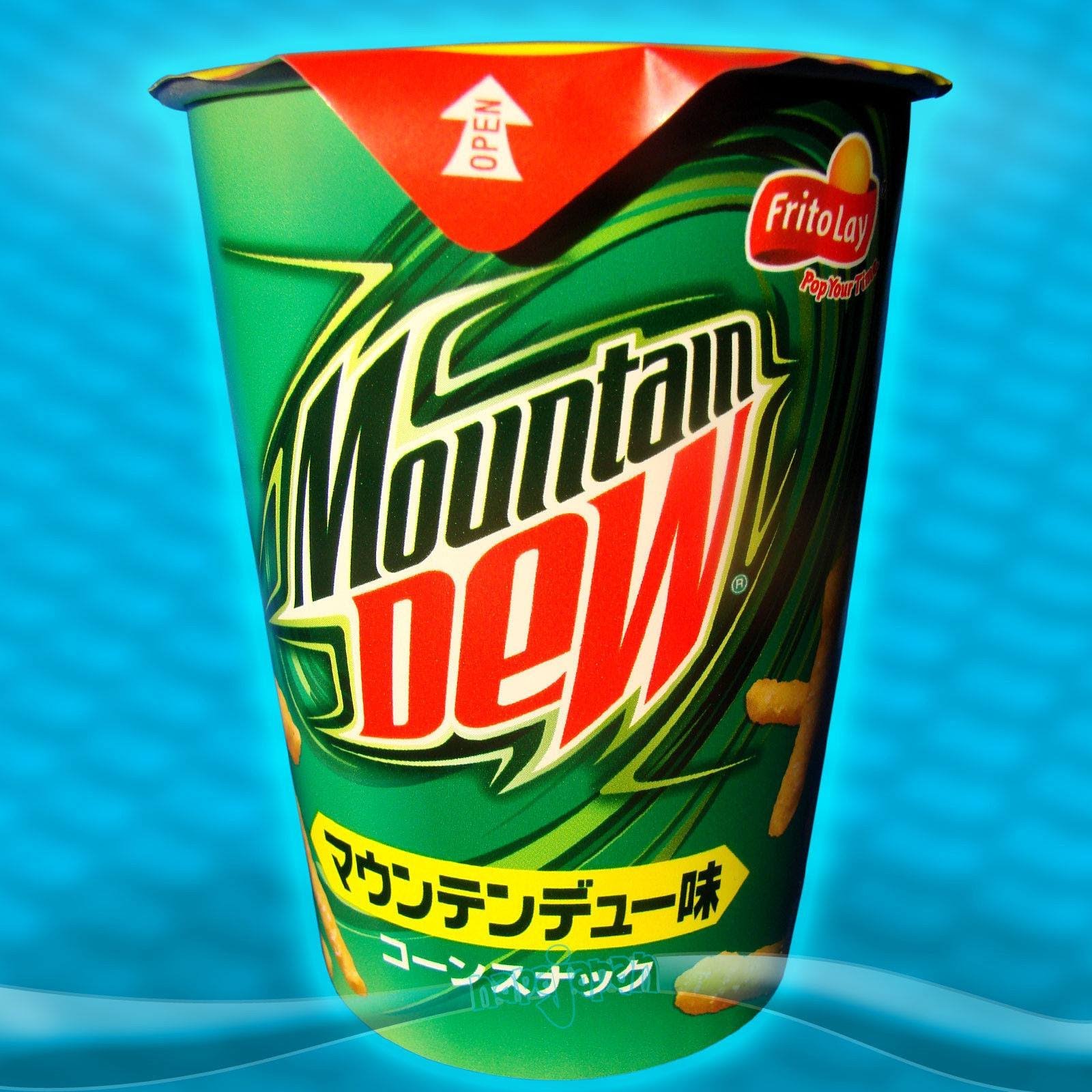 Mountain Dew Cheetos in Japan.