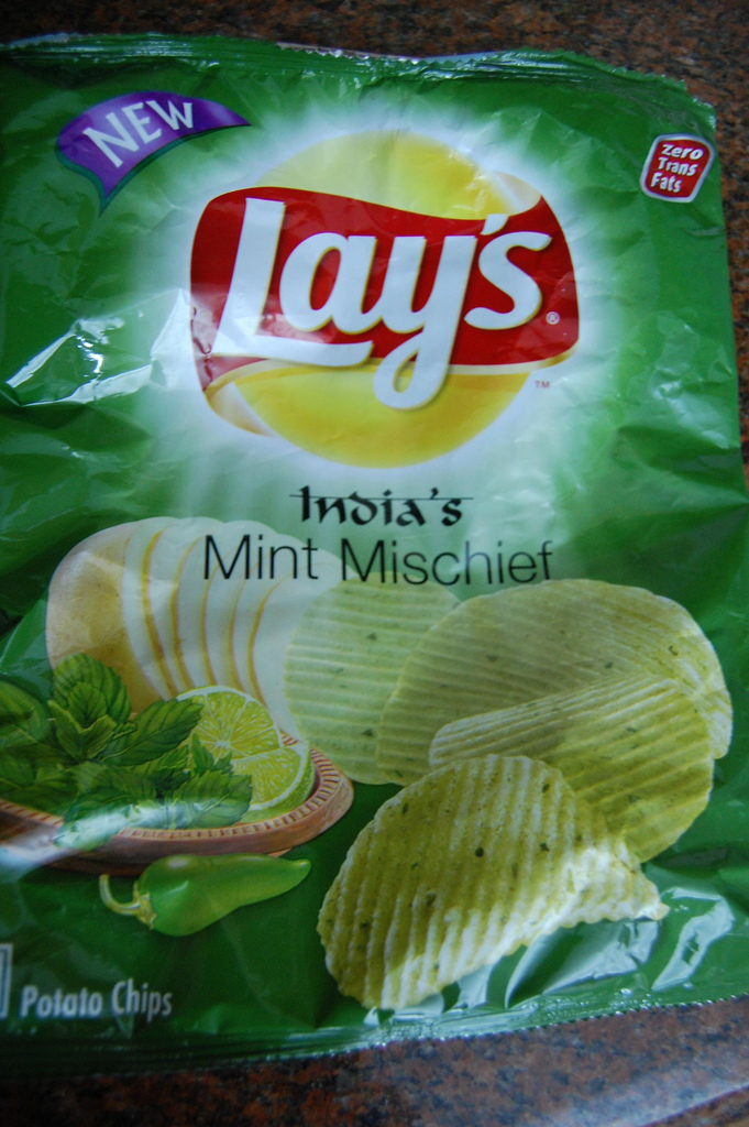 Mint mischief Lay's in India and Pakistan.