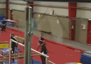 gymnast fail gif