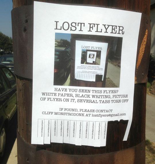21 Completely Pointless Street Flyers