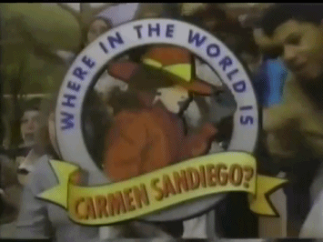 world is carmen sandiego gifs - In The Where Orld Is Grmen Sandiego