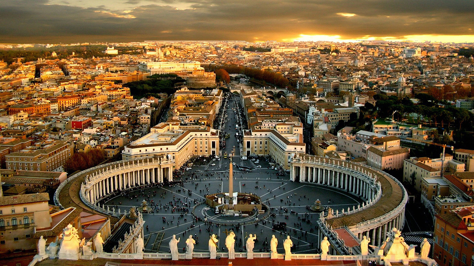 WORLD'S LEAST POPULATED CITY- With a paltry population of 842, the city-state of Vatican City is the smallest city and state in the world.