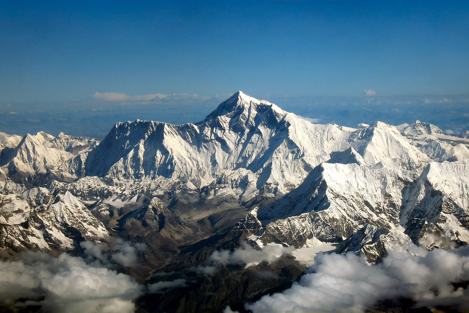 HIGHEST POINT IN THE WORLD- Towering 29,029 feet in the air, the top of Mount Everest is the closest you can get to touching space, while still standing on Earth.