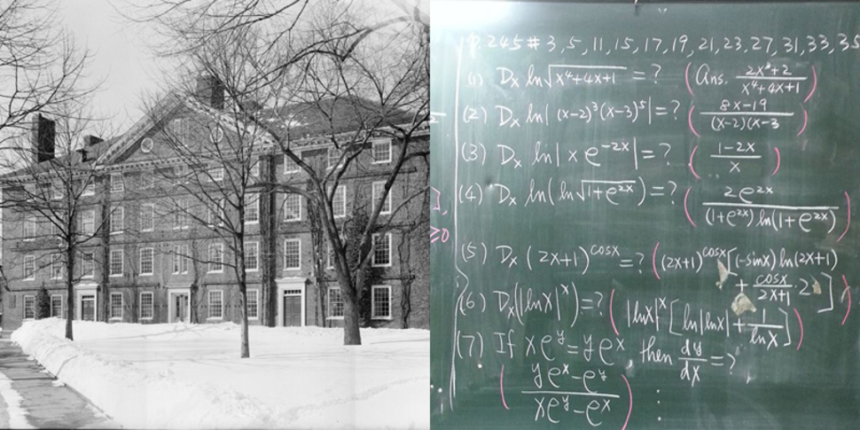 Harvard University was founded before calculus was derived- Harvard is the oldest higher education institution in the US, founded in 1636.  Calculus wasn't derived until later in the 17th century, with the work of Gottfried Leibniz and Isaac Newton.