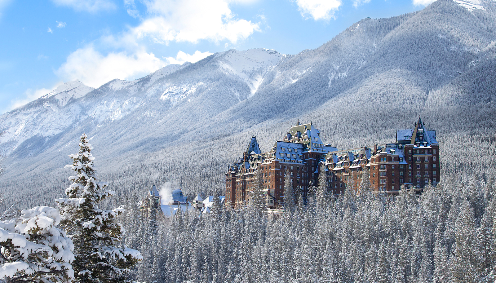 The 125 year old Banff Springs Hotel in Canada.
