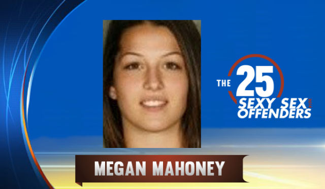 Megan Mahoney, gym teacher and assistant basketball coach at Moore Catholic High School, Staten Island, NY. She turned 25 years old last month, so things look even worse for Megan Mahoney, who was charged in October with 30 counts of statutory rape for alleged sexual trysts with a male student who was 16 years old at the time.