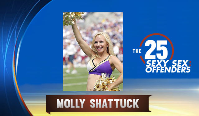 Molly Shattuck, life coach (lol). This former NFL cheerleader built an empire as an inspiring figure who's out to teach people how to live a better life. That's why it was so baffling when the 47-year-old blonde was indicted in November on multiples charges of sex with a 15-year-old. Even weirder, the 15-year-old was supposedly introduced to the cougar by Shattuck's own 15-year-old son, who allegedly told the victim, "You should text my Mom, she is obsessed with you." Be careful choosing your life coach, people.