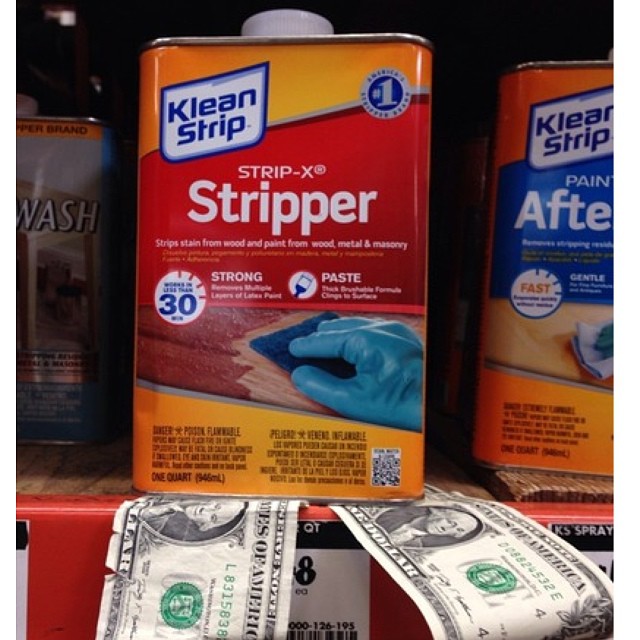 paint stripper with dollar bills - Klear Strip StripX Pain Wash Stripper Afte Strips stain from wood and paint from wood, metal & masonry Strong of Law Paste 30 Pelle Priserne Il En One Quart 94 Weni L8315838 Mes Of Americ Tenzionekate 0 CO2 282532 000126