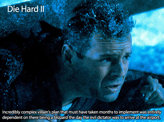 hard 2 dvd cover - Die Hard Ii Incredibly complex villain's plan that must have taken months to implement was entirely dependent on there being a blizzard the day the evil dictator was to arrive at the airport