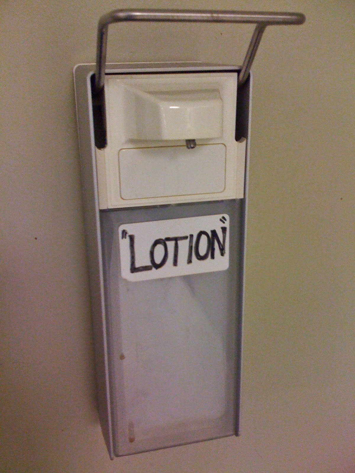 bad use of quotation marks - Lotion