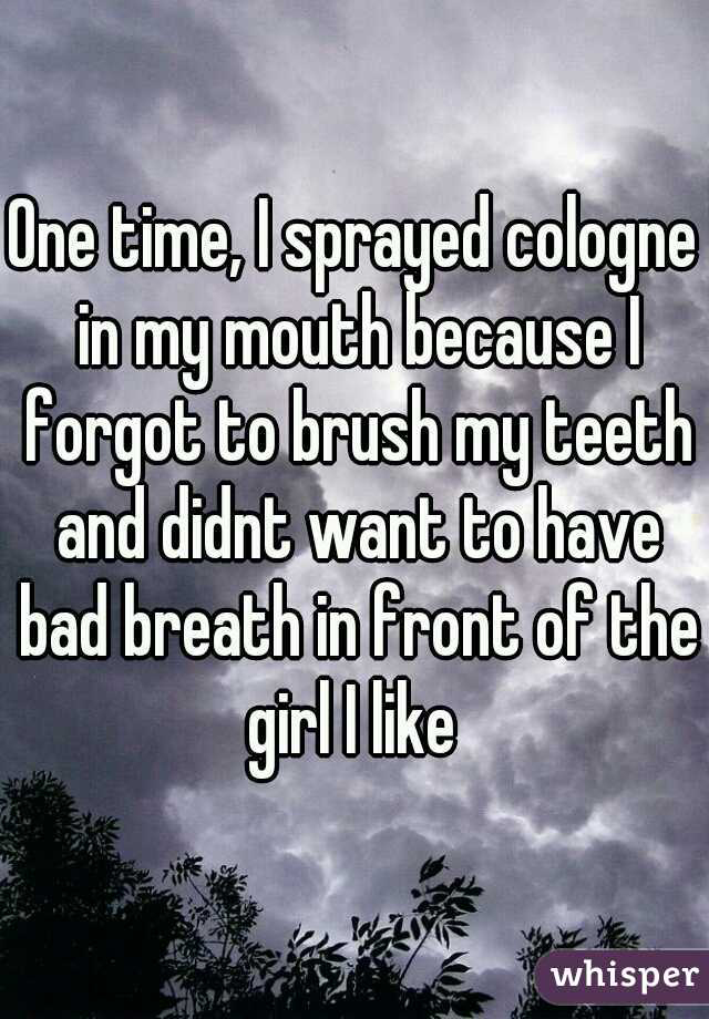 whisper - havana rakatan - One time, Isprayed cologne in my mouth because forgot to brush my teeth and didnt want to have bad breath in front of the girdo whisper