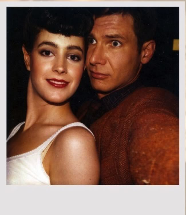 Sean Young's polaroid album of the cast and crew during the production of Blade Runner in 1981.