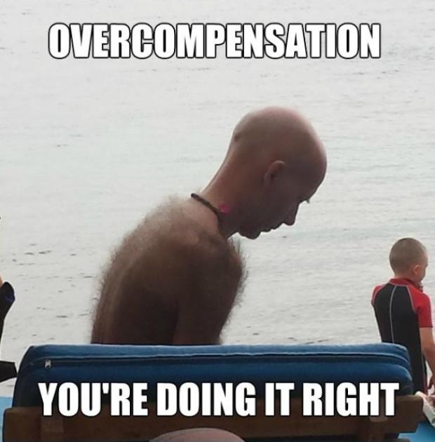 meme - triborough bridge - Overcompensation You'Re Doing It Right