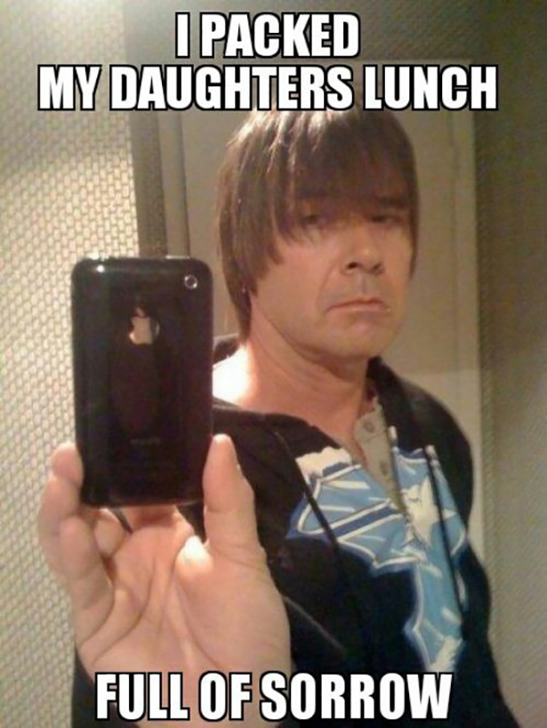 meme - justin bieber 30 years later - I Packed My Daughters Lunch Full Of Sorrow